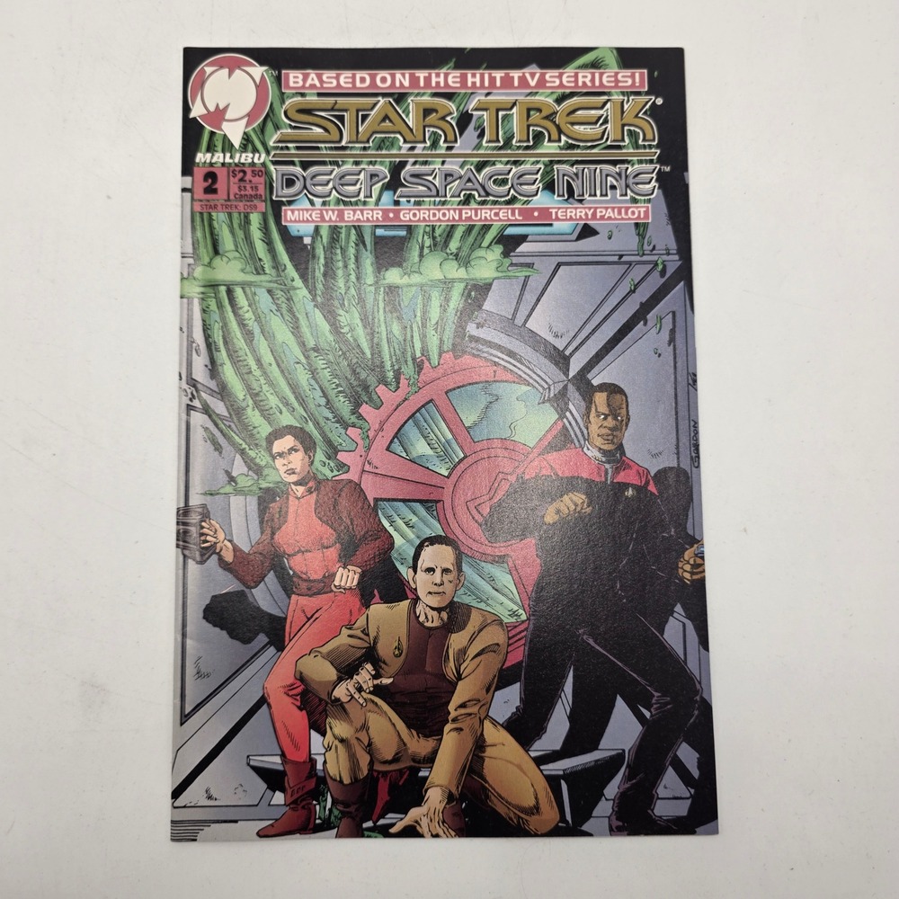 Malibu Star Trek Deep Space Nine 2 Comic 1993 Mike Barr SNES Ad Sci-Fi DS9 Book